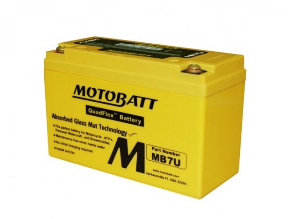 Motobatt batterij MB7U (YT7B-4, YT7B-BS, YT7-BS) - Klik op de afbeelding om het venster te sluiten