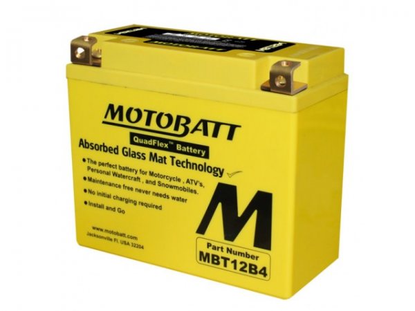 Motobatt batterij MBT12B4 (YT12B-4 , YT12B-BS , YT12-BS) - Klik op de afbeelding om het venster te sluiten